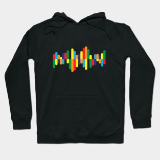 Colorful Column Chart Hoodie